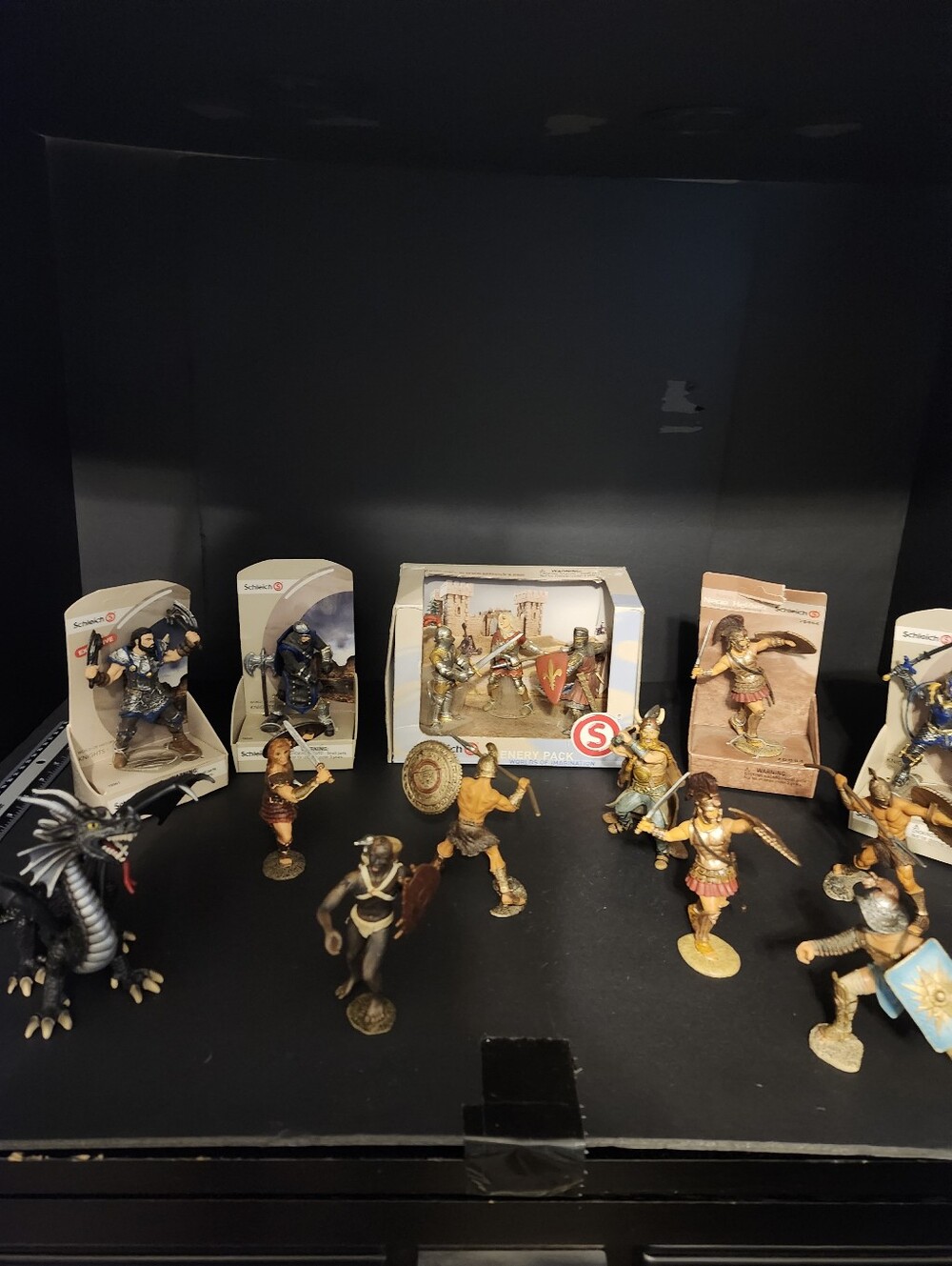 Ancient Schleich Warriors Playset - Assorted Brown & Gold Figures